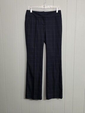 Ann Taylor Signature Plaid Striaght Leg Pants Size 0